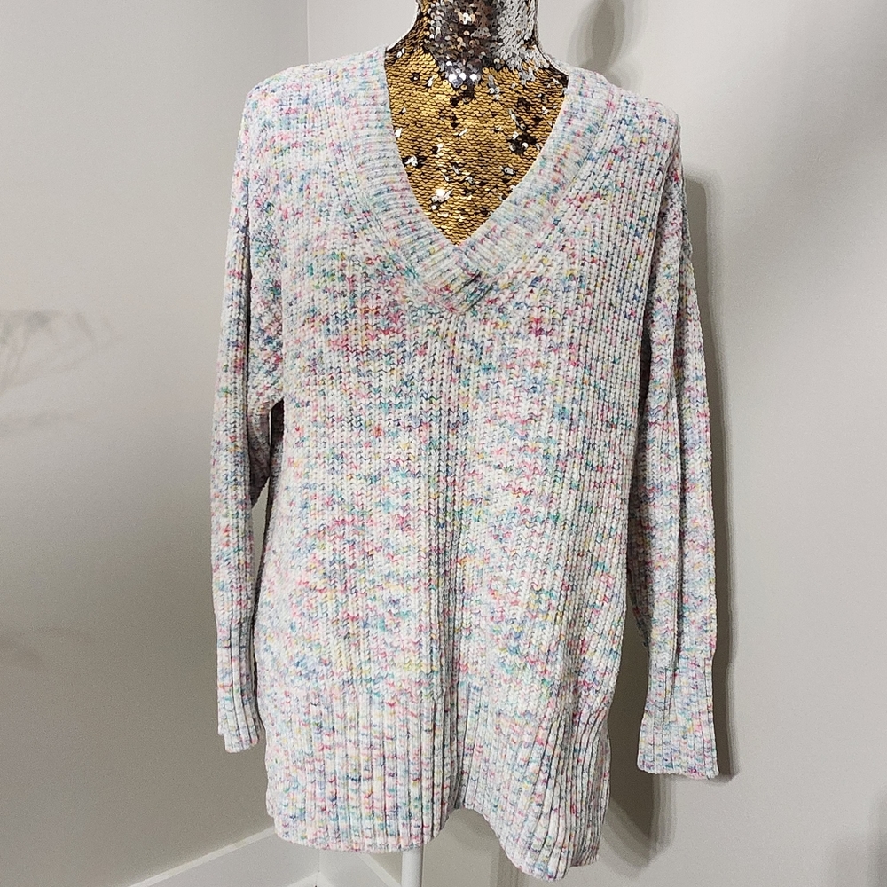 Seven7 Supersoft Colorful Oversized Sweater